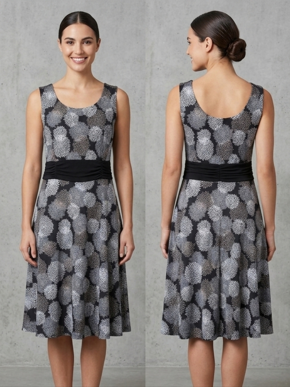 Perceptions Patterned Maxi Dress